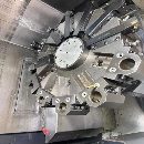 刚刚买下9.5成新韩国威亚E200A数控车、使用几百个小时.