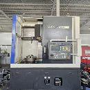 威亚LV800R数控立式车床回转890，18寸液压卡盘主轴转.