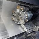 斗山235斜轨数控车床，发那科PIus系统，三千里8寸中空.