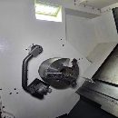 韩国原装威亚L300LC，12寸卡盘带齿轮箱，带液压中心架.